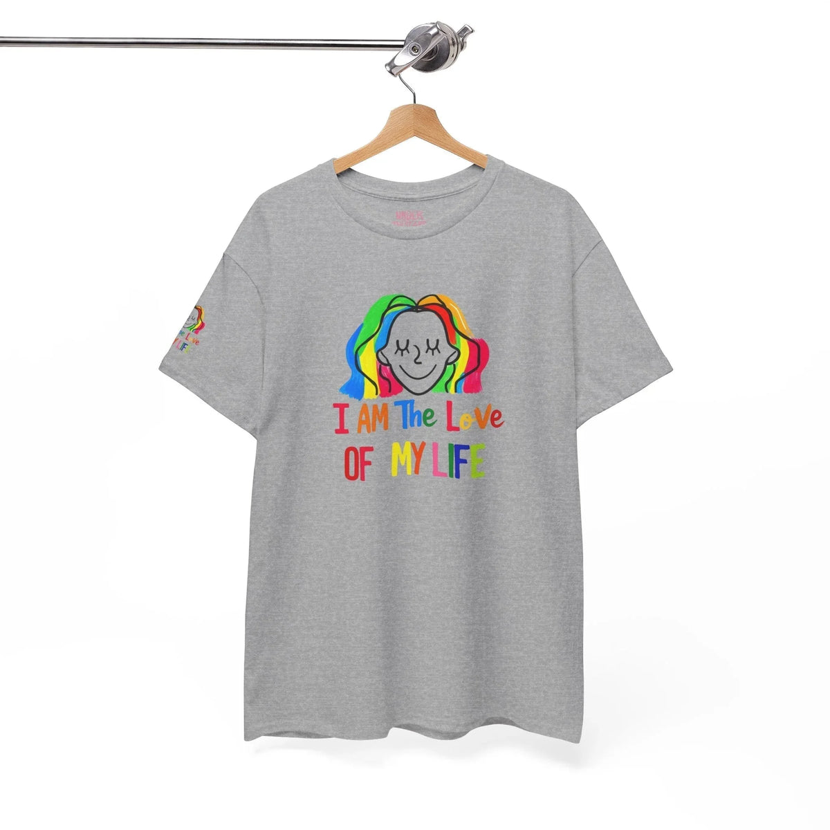 Positive Vibe Unisex Tee - I AM The Love Of MY Life, Gift for Friends - underthestarsbabe