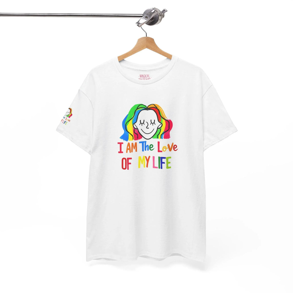 Positive Vibe Unisex Tee - I AM The Love Of MY Life, Gift for Friends - underthestarsbabe