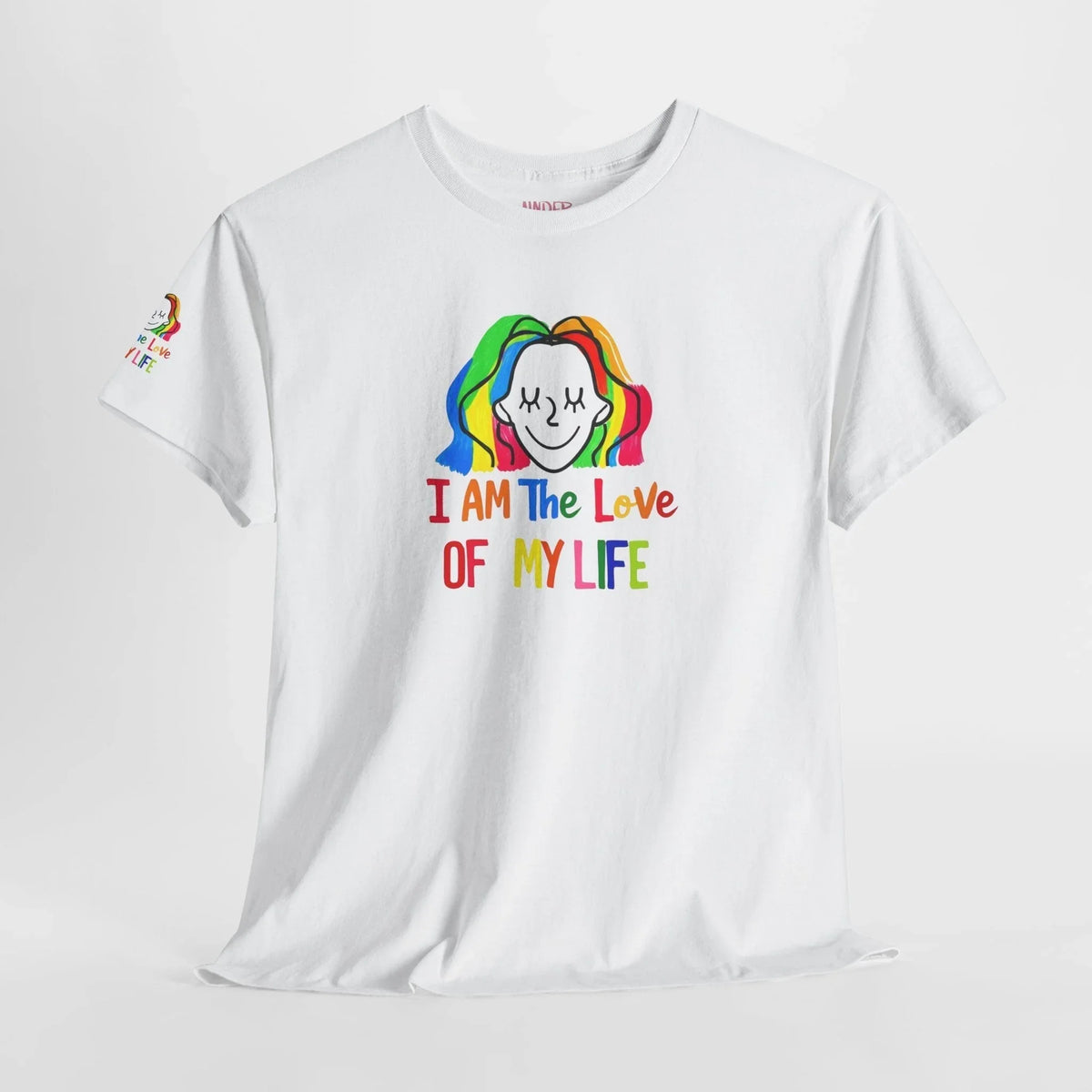 Positive Vibe Unisex Tee - I AM The Love Of MY Life, Gift for Friends - underthestarsbabe