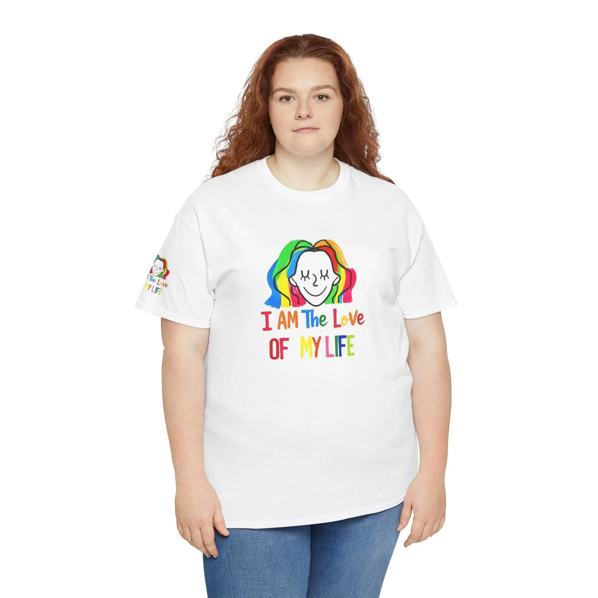 Positive Vibe Unisex Tee - I AM The Love Of MY Life, Gift for Friends - underthestarsbabe