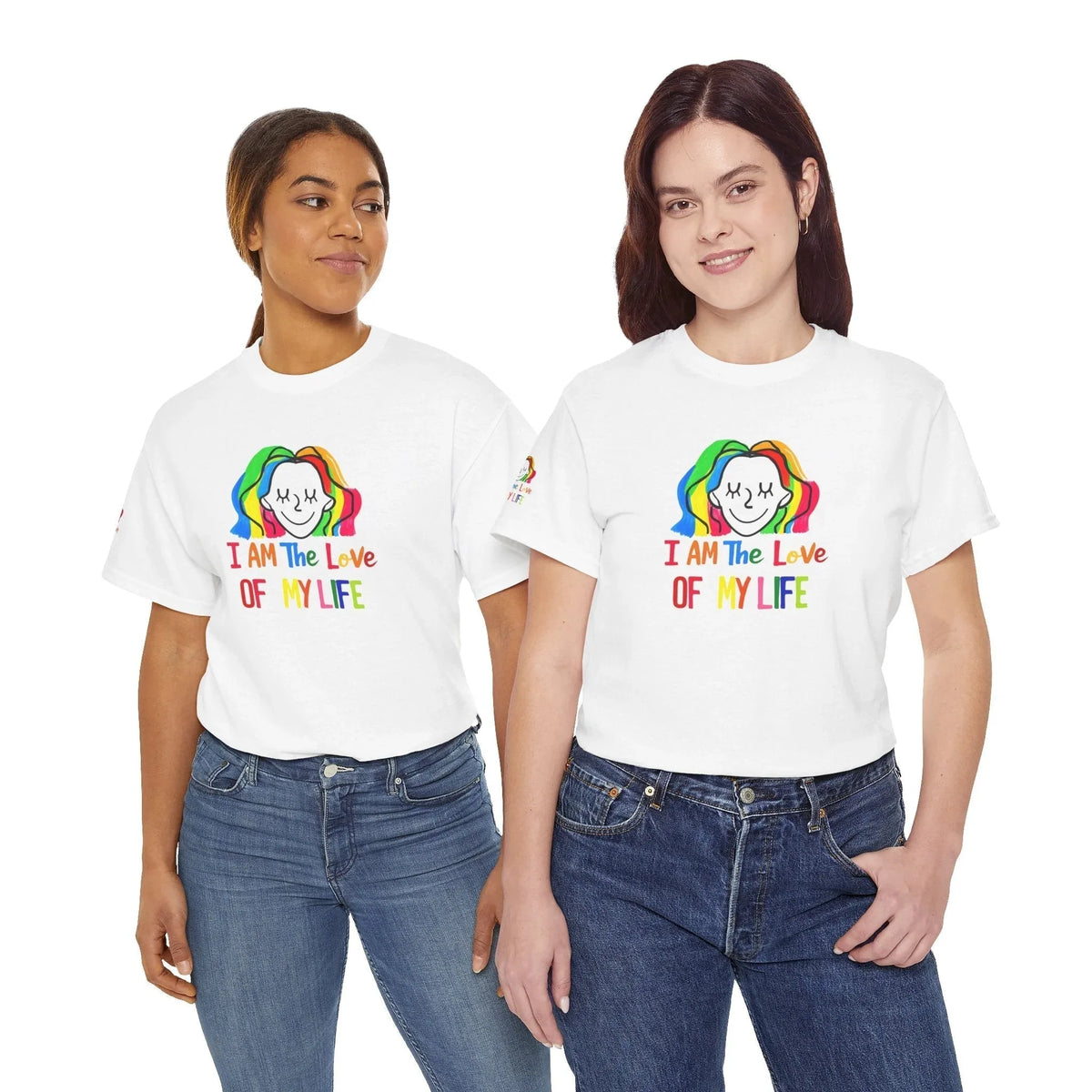 Positive Vibe Unisex Tee - I AM The Love Of MY Life, Gift for Friends - underthestarsbabe