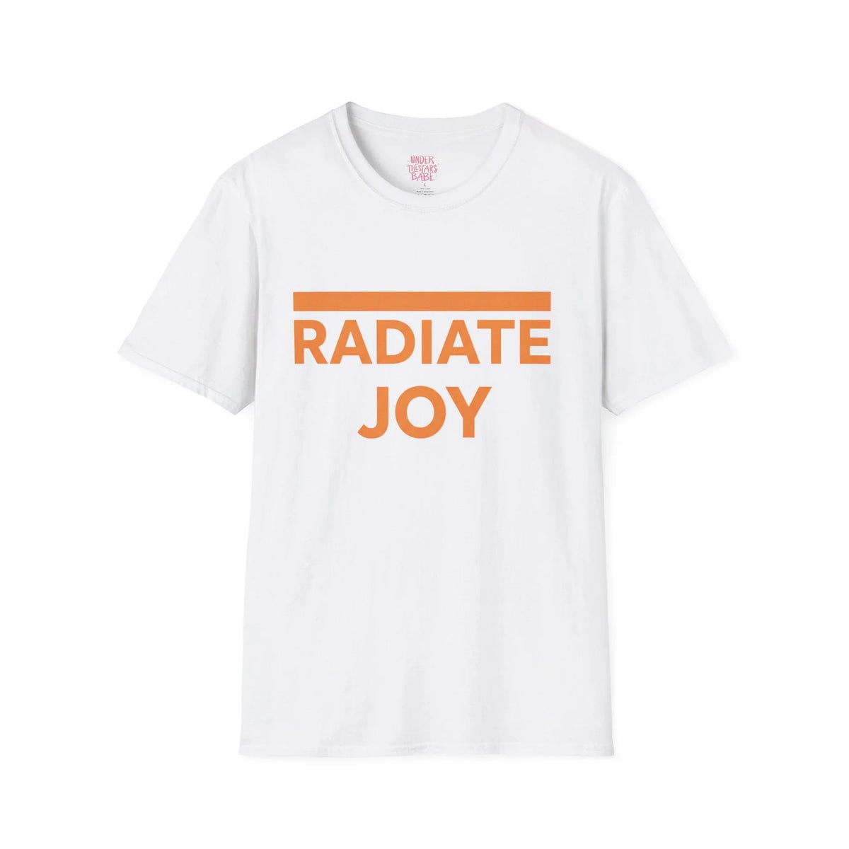 Radiate Joy T-Shirt — Positive Message Graphic Tee - underthestarsbabe