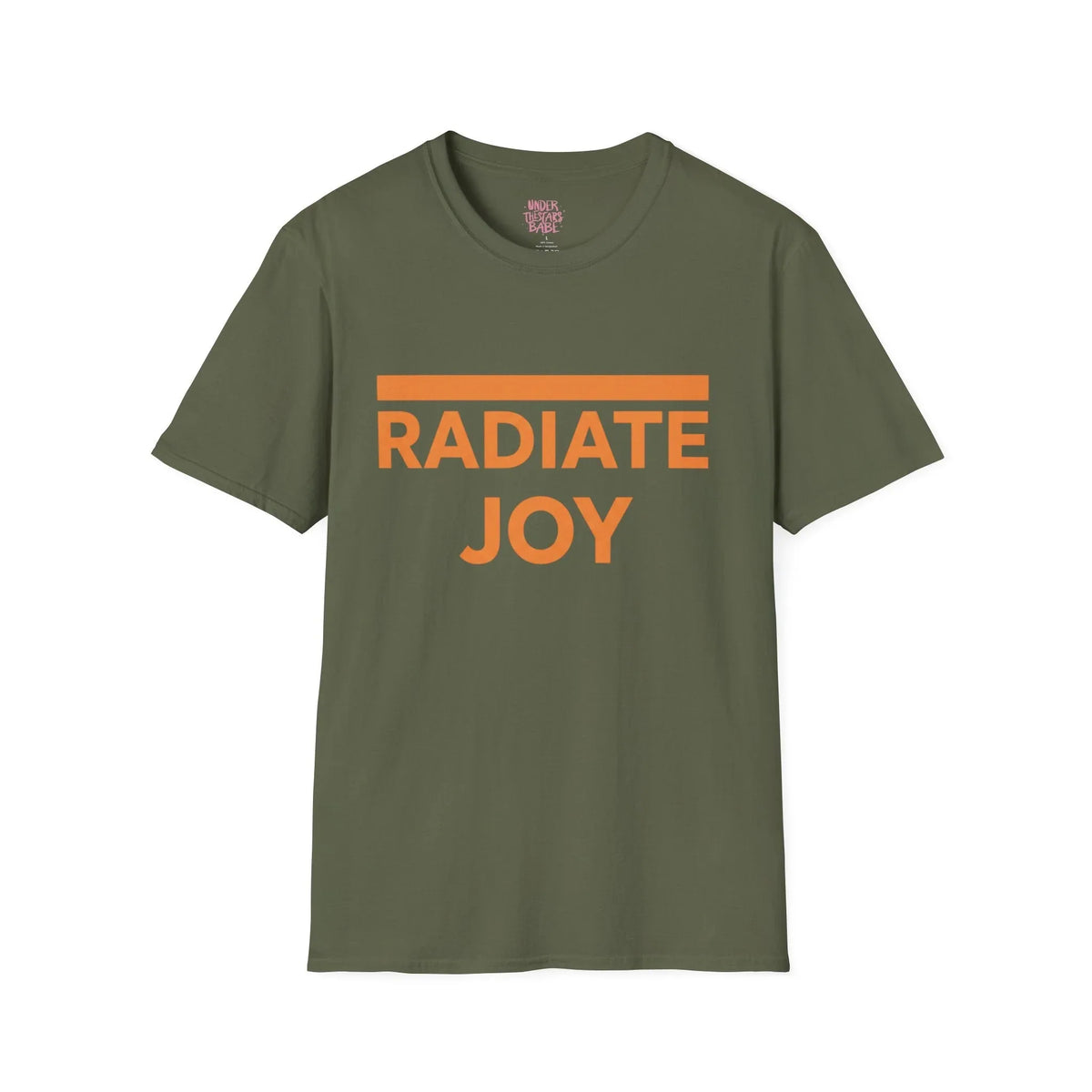 Radiate Joy T-Shirt — Positive Message Graphic Tee - underthestarsbabe
