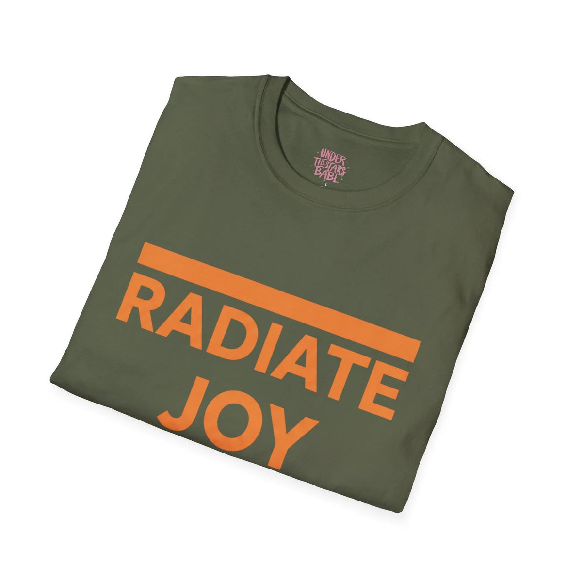 Radiate Joy T-Shirt — Positive Message Graphic Tee - underthestarsbabe