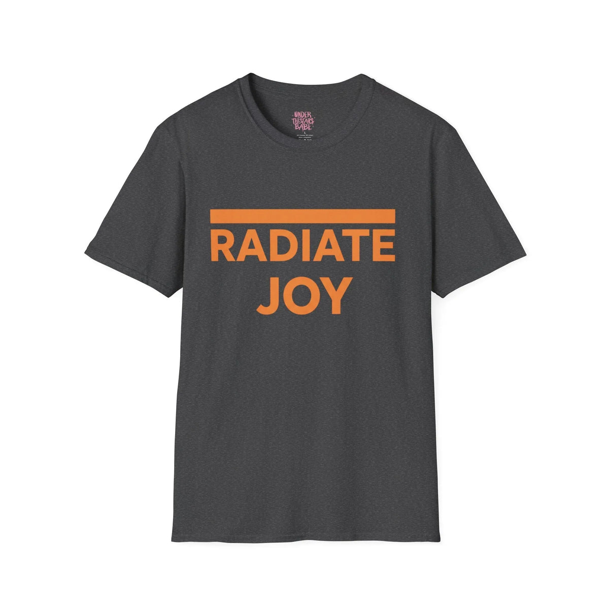 Radiate Joy T-Shirt — Positive Message Graphic Tee - underthestarsbabe