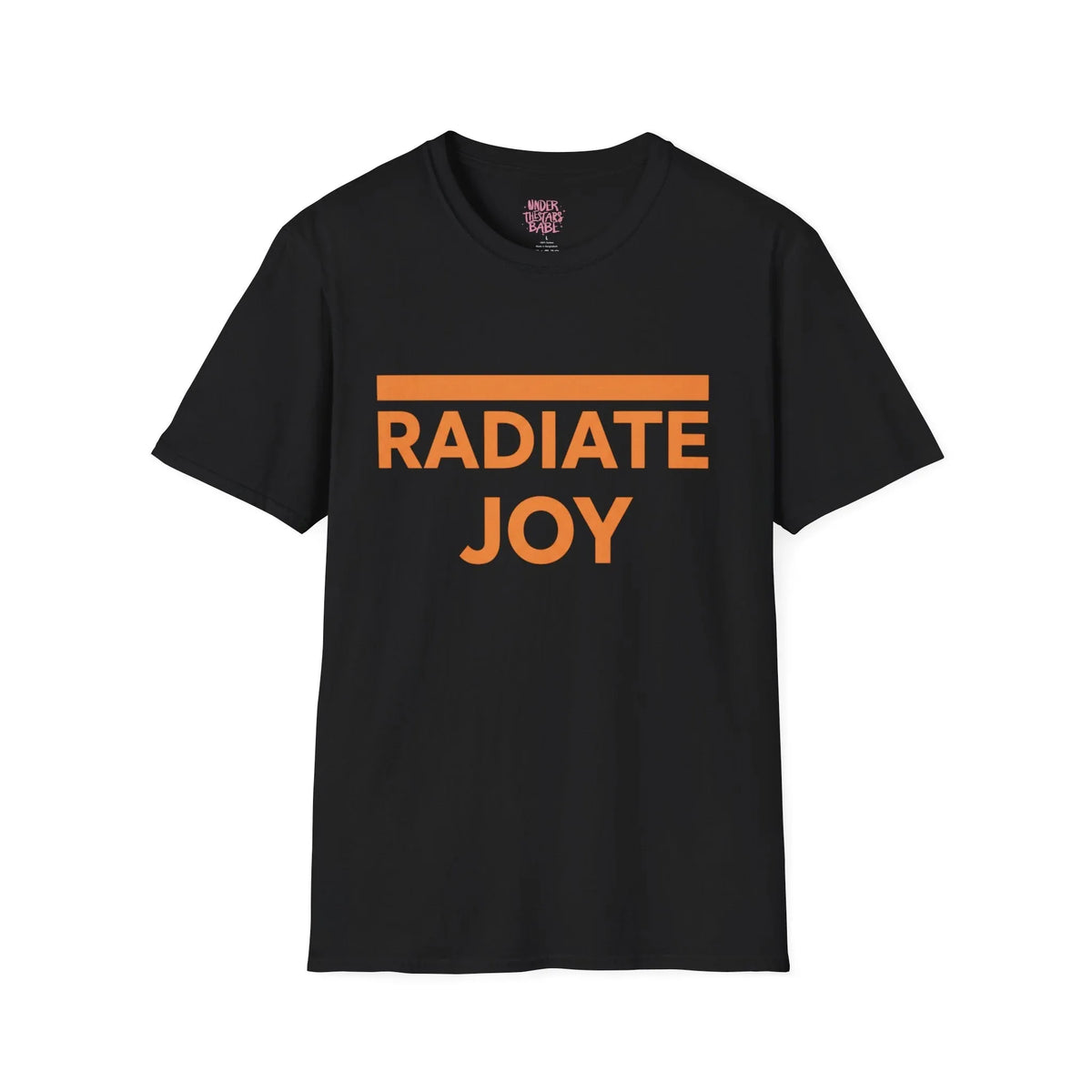Radiate Joy T-Shirt — Positive Message Graphic Tee - underthestarsbabe