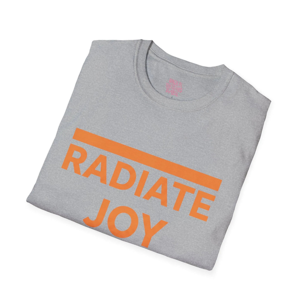 Radiate Joy T-Shirt — Positive Message Graphic Tee - underthestarsbabe