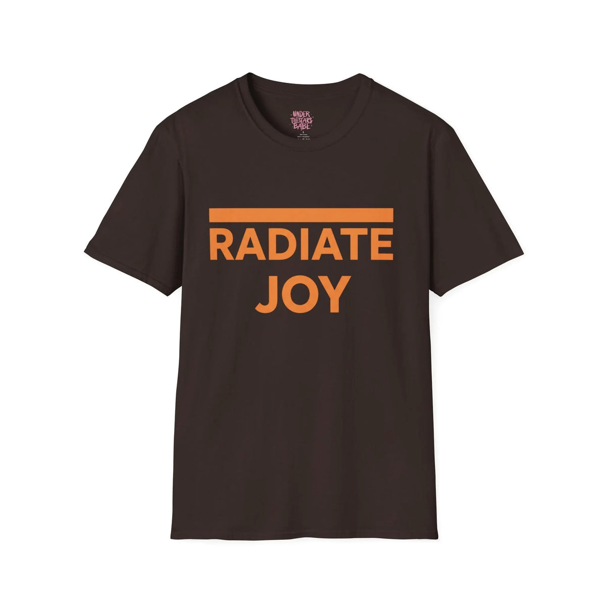 Radiate Joy T-Shirt — Positive Message Graphic Tee - underthestarsbabe