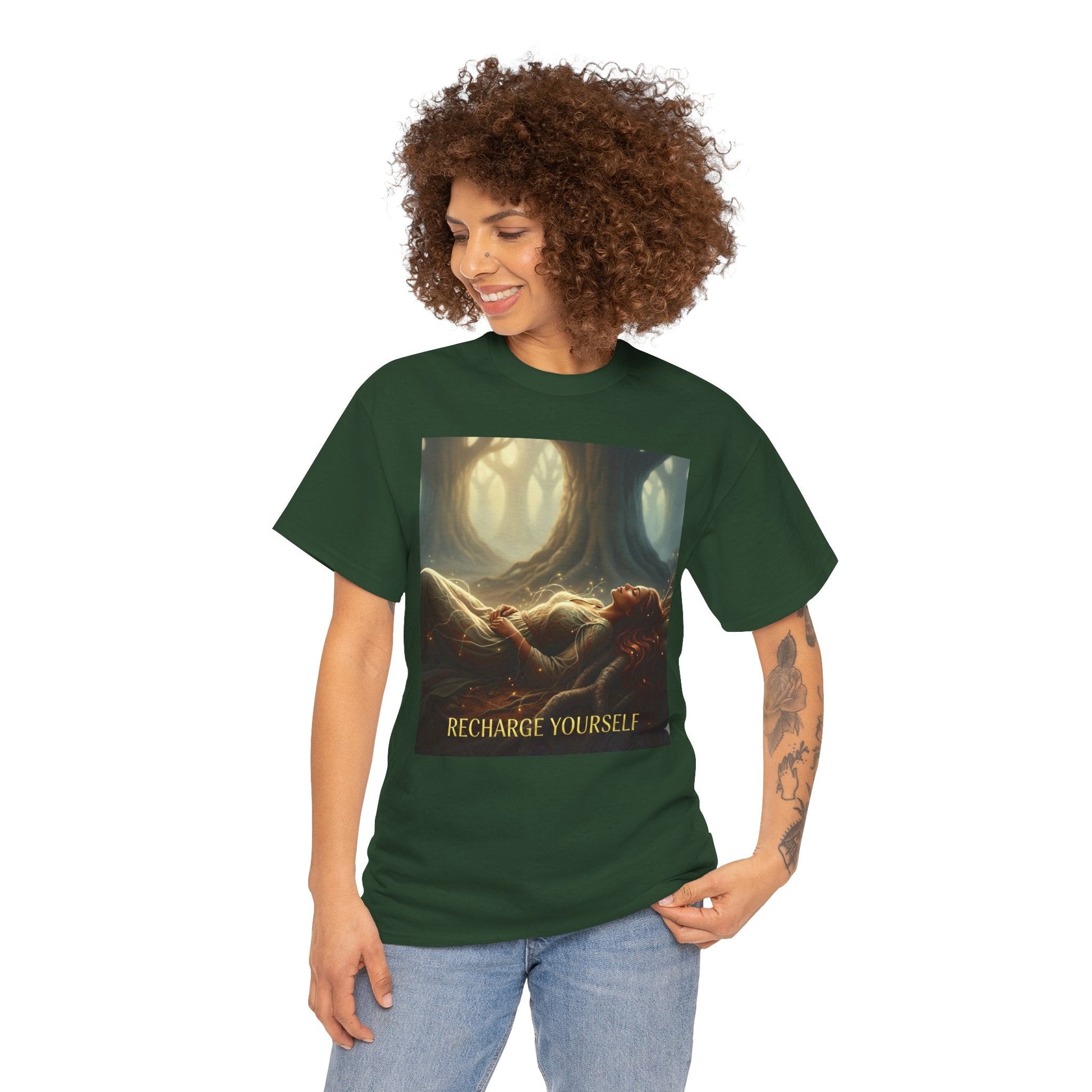 Recharge Yourself Wellness T-Shirt - underthestarsbabe