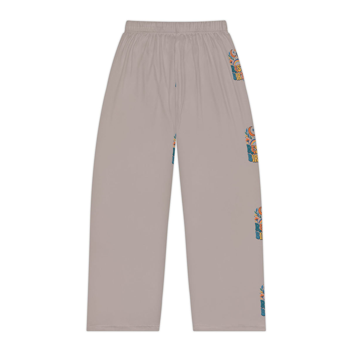 Rest Is My Birthright Print Pajama Lounge Pants - underthestarsbabe.shop