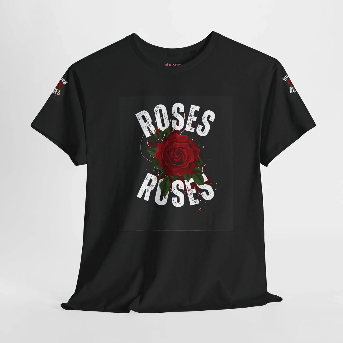 Roses Unisex Cotton Tee | Soft Floral Everyday Style - underthestarsbabe