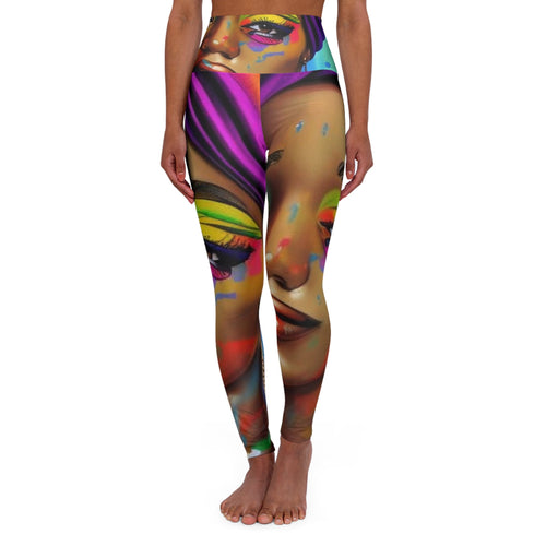 Sherine High Waisted Yoga Leggings - underthestarsbabe