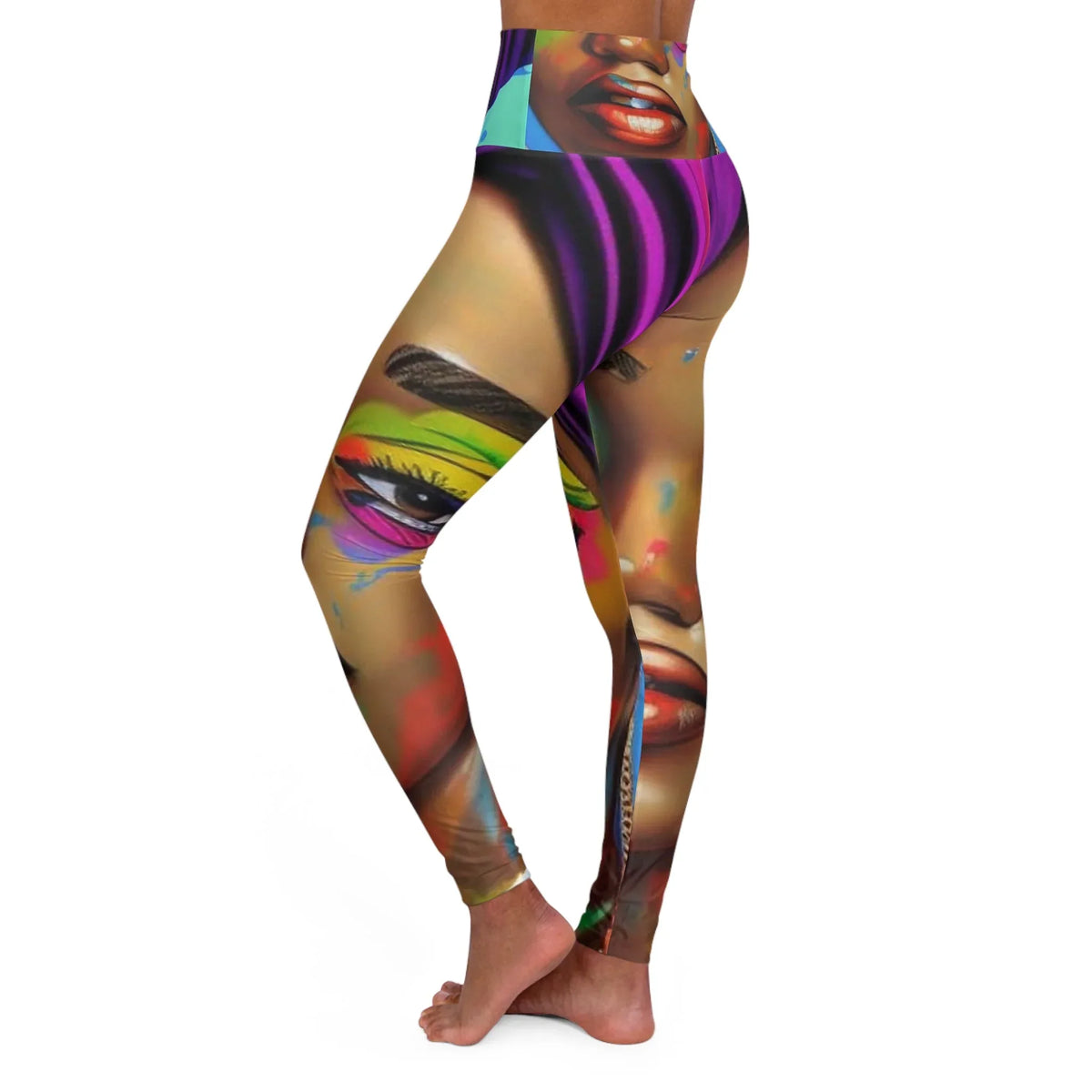 Sherine High Waisted Yoga Leggings - underthestarsbabe