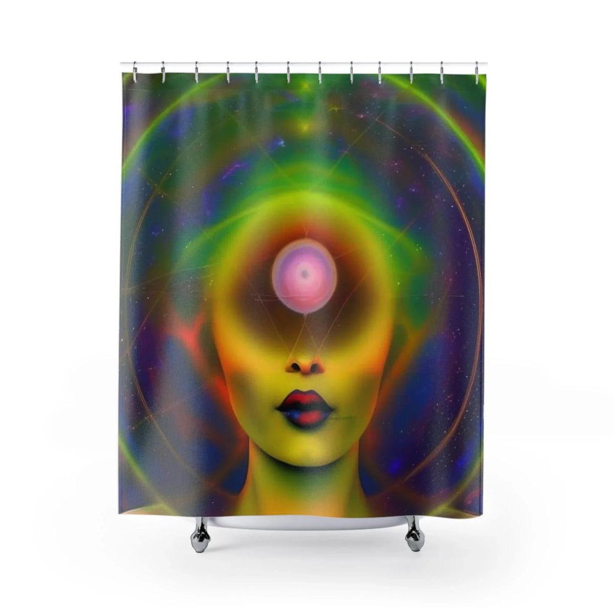 Space Shower Curtains - Galactic Bathroom Decor - underthestarsbabe