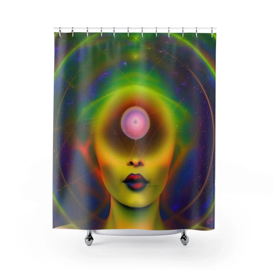 Space Shower Curtains - Galactic Bathroom Decor - underthestarsbabe