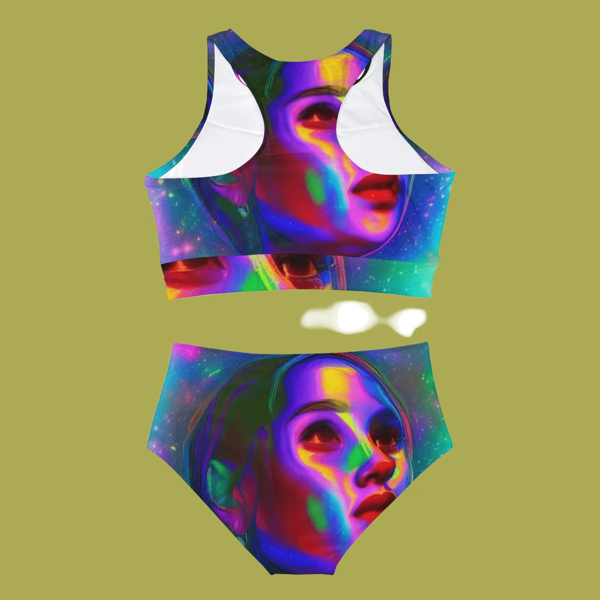 Sporty Bikini Set AOP - Under the Stars Babe - underthestarsbabe