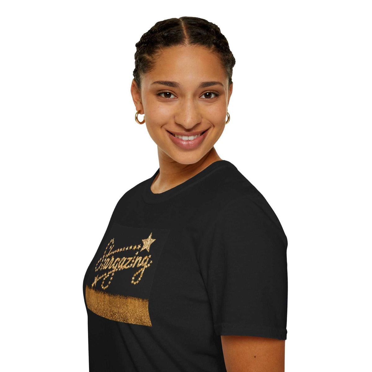Stargazing Unisex Softstyle T-Shirt - Dreamy & Soft - Under the Stars Babe - underthestarsbabe