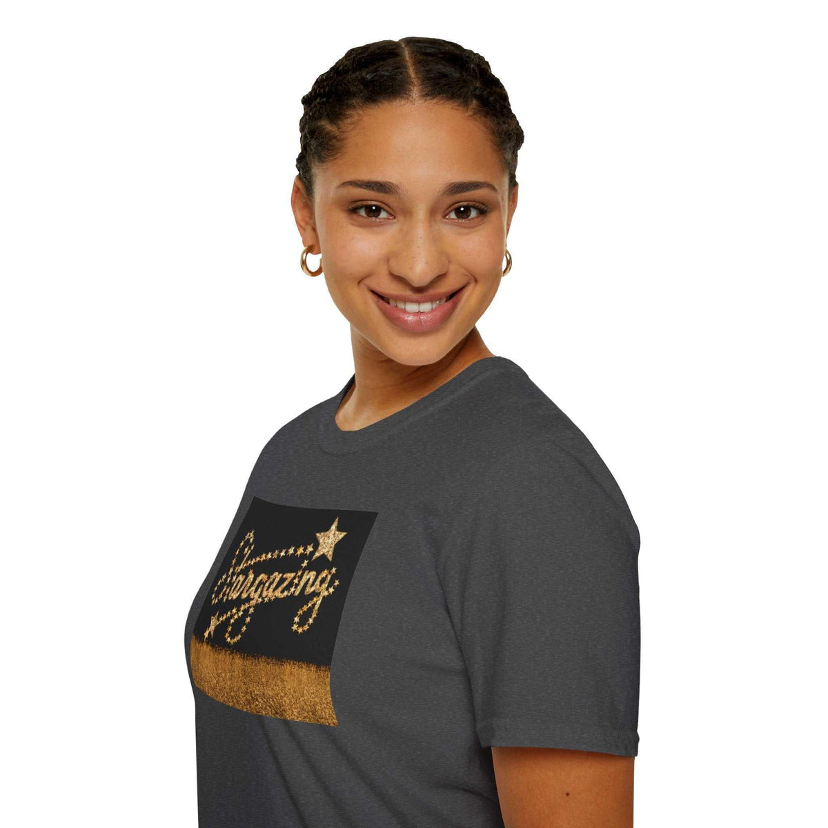 Stargazing Unisex Softstyle T-Shirt - Dreamy & Soft - Under the Stars Babe - underthestarsbabe