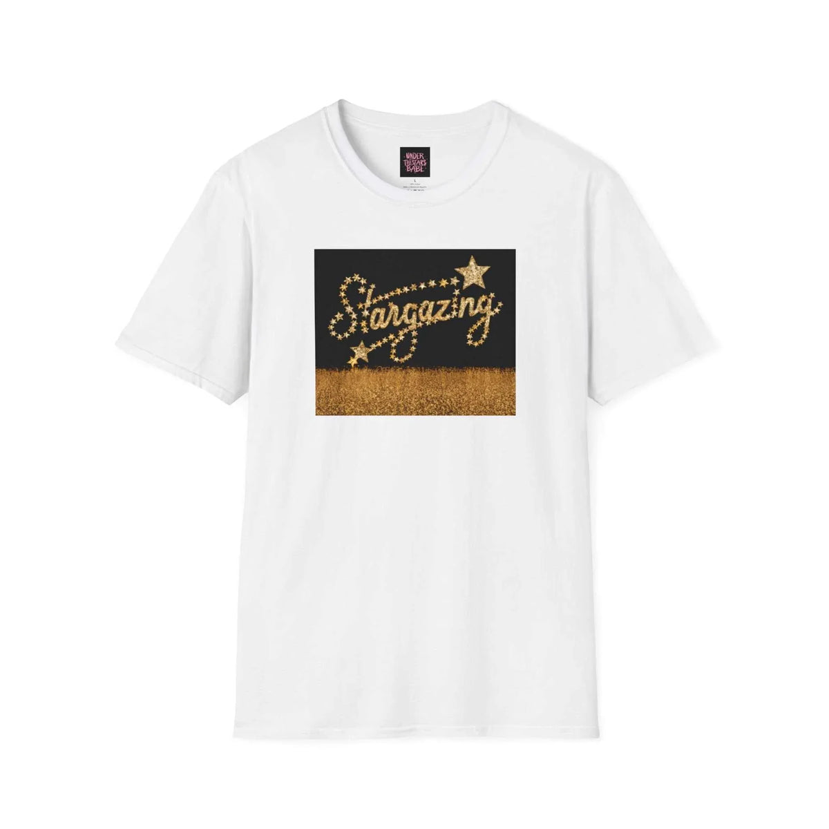 Stargazing Unisex Softstyle T-Shirt - Dreamy & Soft - Under the Stars Babe - underthestarsbabe