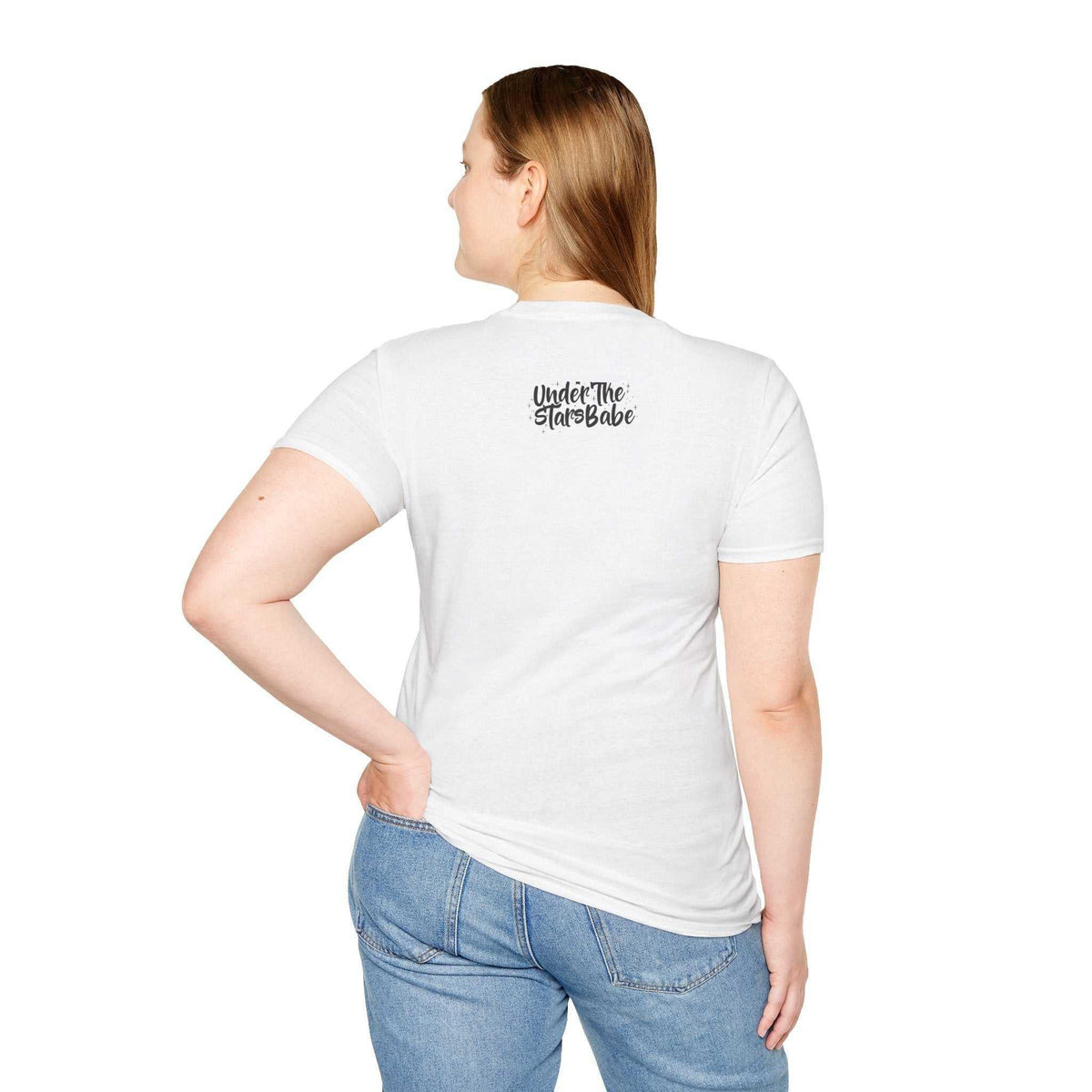 Stargazing Unisex Softstyle T-Shirt - Dreamy & Soft - Under the Stars Babe - underthestarsbabe
