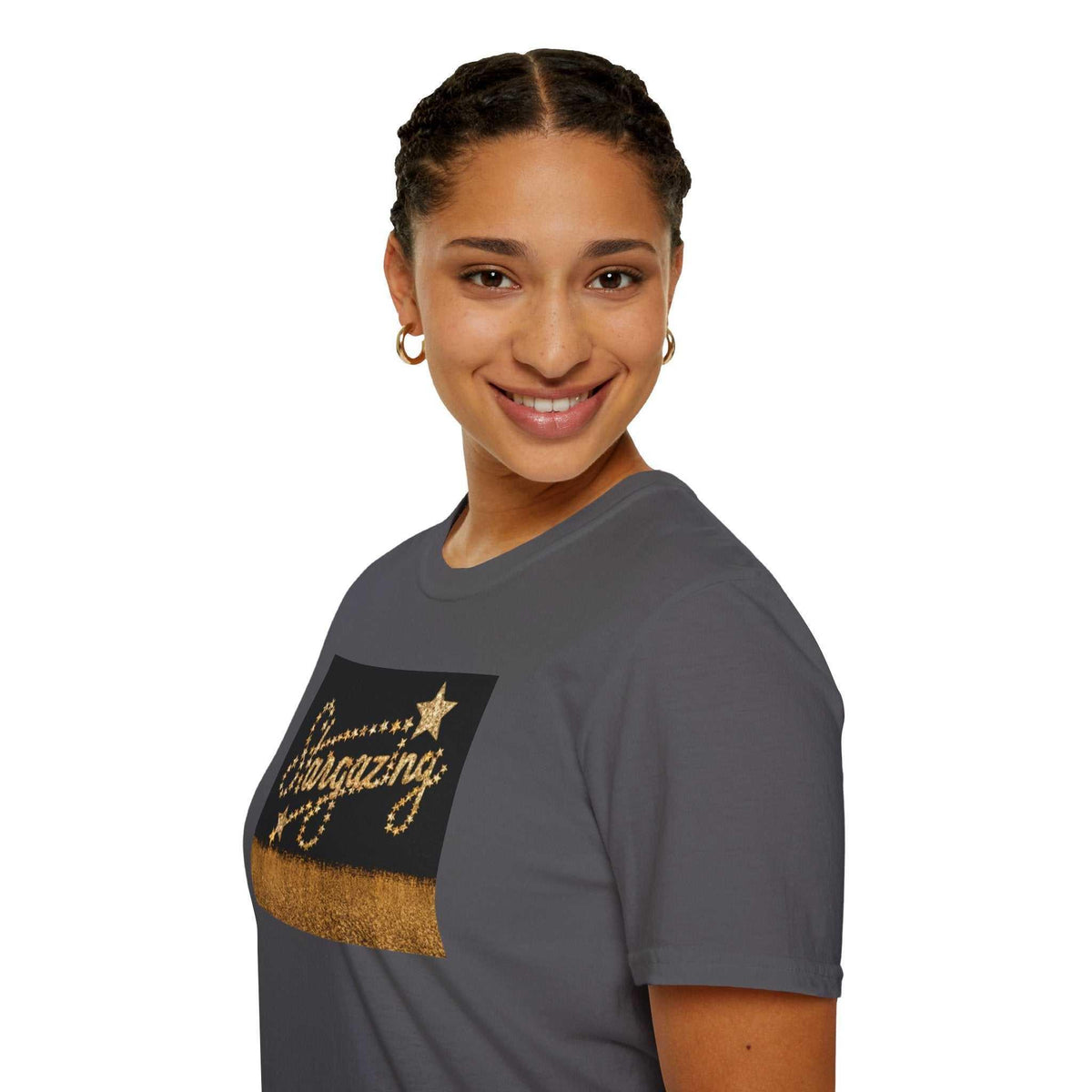 Stargazing Unisex Softstyle T-Shirt - Dreamy & Soft - Under the Stars Babe - underthestarsbabe