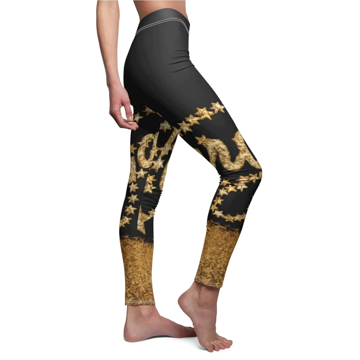 Stargazing Women's Cut & Sew Casual Leggings (AOP) - underthestarsbabe