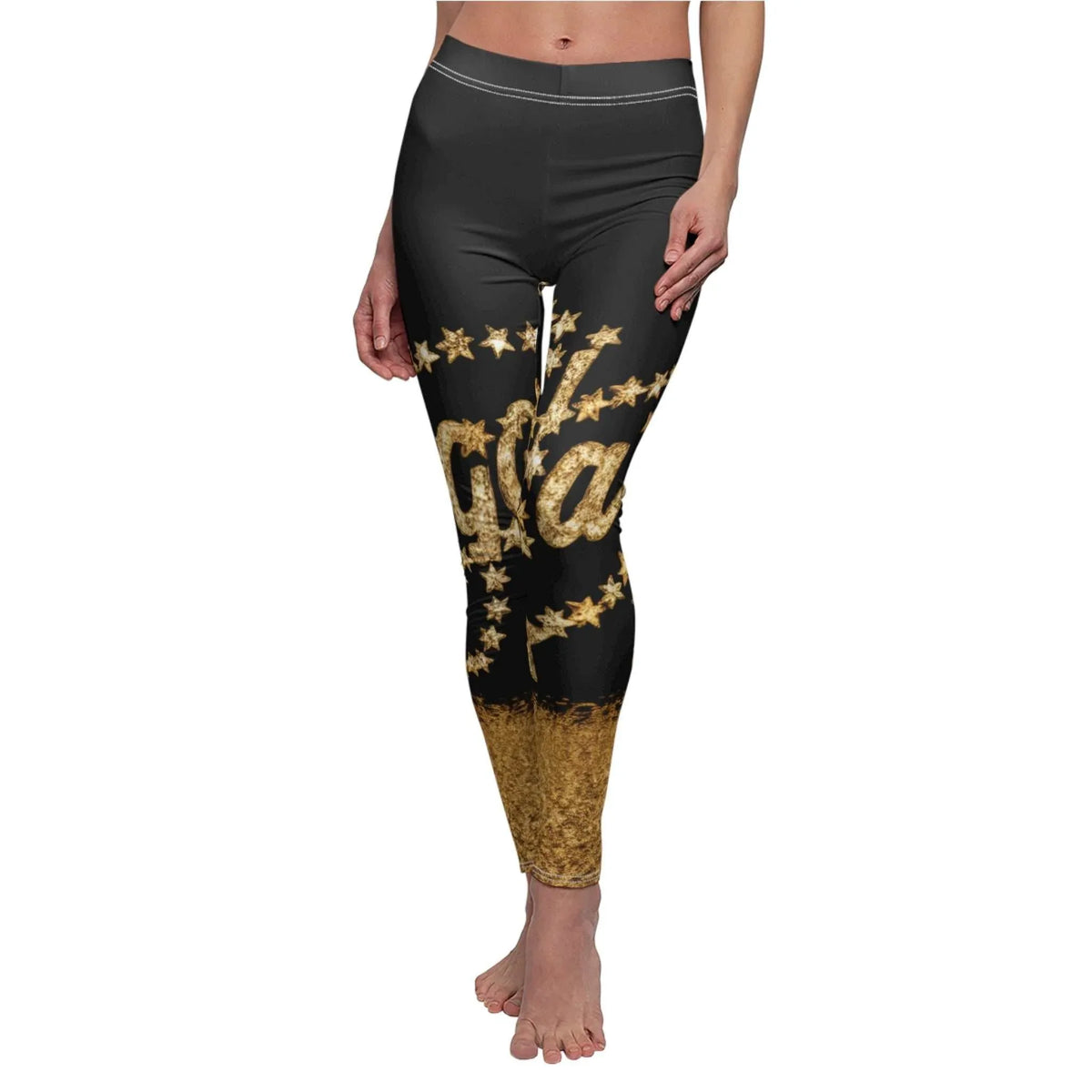 Stargazing Women's Cut & Sew Casual Leggings (AOP) - underthestarsbabe