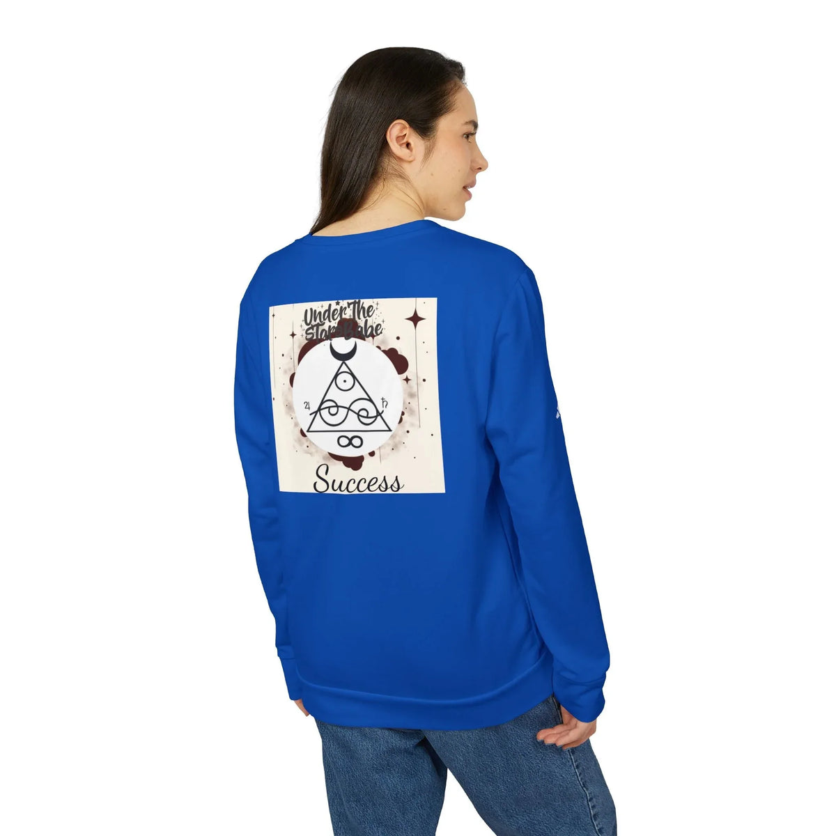 Success Sigil Adidas® Unisex Fleece Crewneck Sweatshirt - Under The Stars Babe - underthestarsbabe