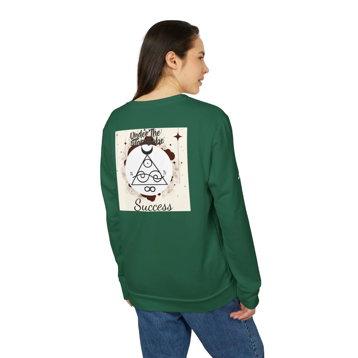 Success Sigil Adidas® Unisex Fleece Crewneck Sweatshirt - Under The Stars Babe - underthestarsbabe