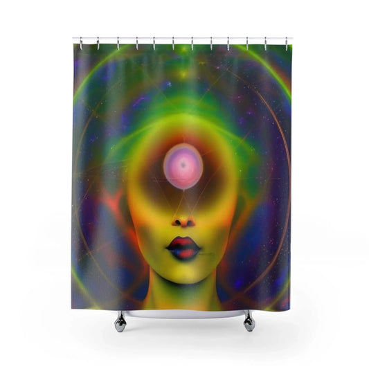 Third Eye Shower Curtain - Spiritual & Bold - Under the Stars Babe - underthestarsbabe