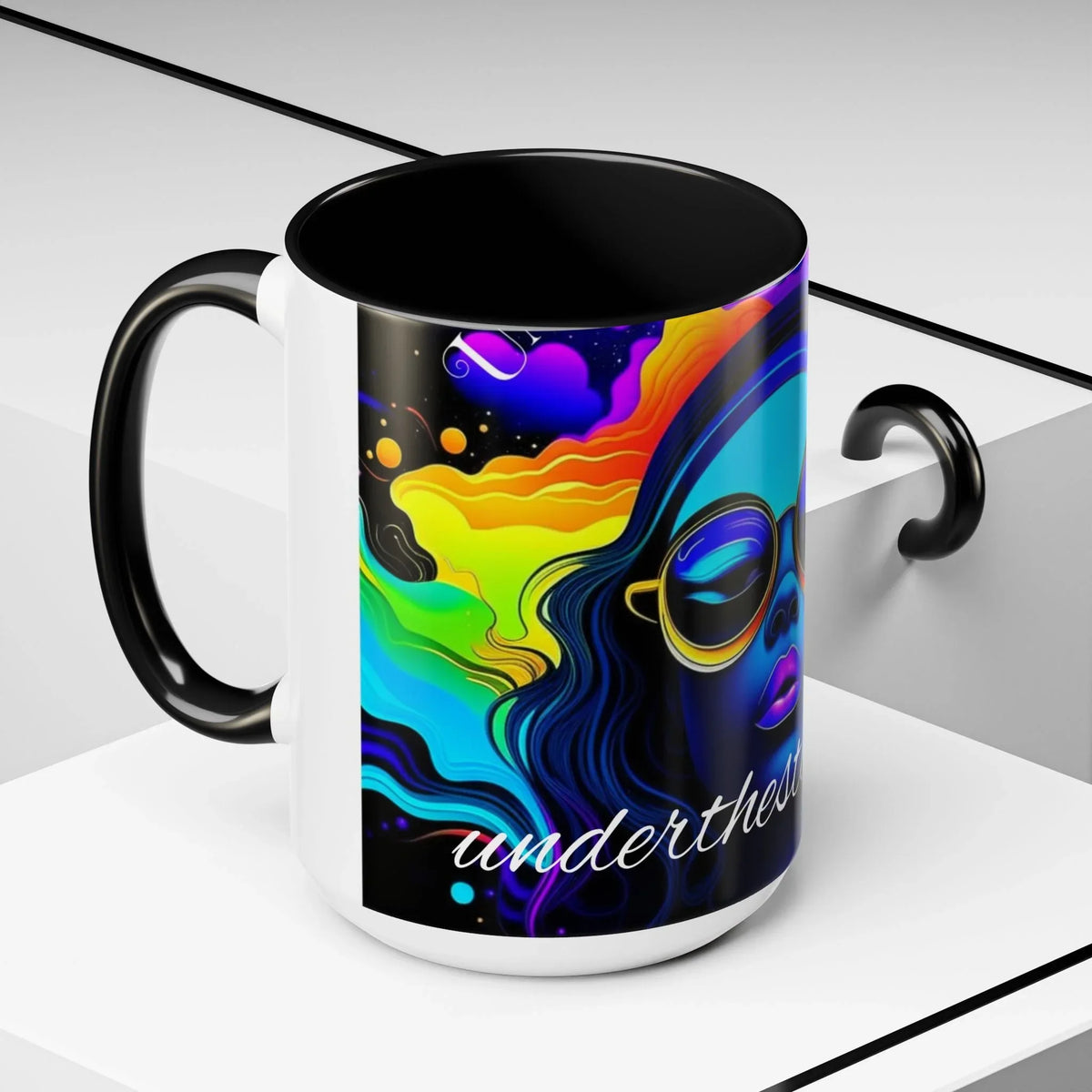 Under the Stars Babe Accent Coffee Mug 11-15oz - Chic & Trendy - underthestarsbabe