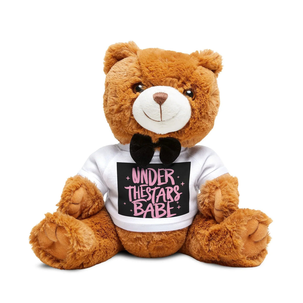 Under the Stars Babe Plush Teddy Bear with T-Shirt — Romantic Gift for Her - underthestarsbabe