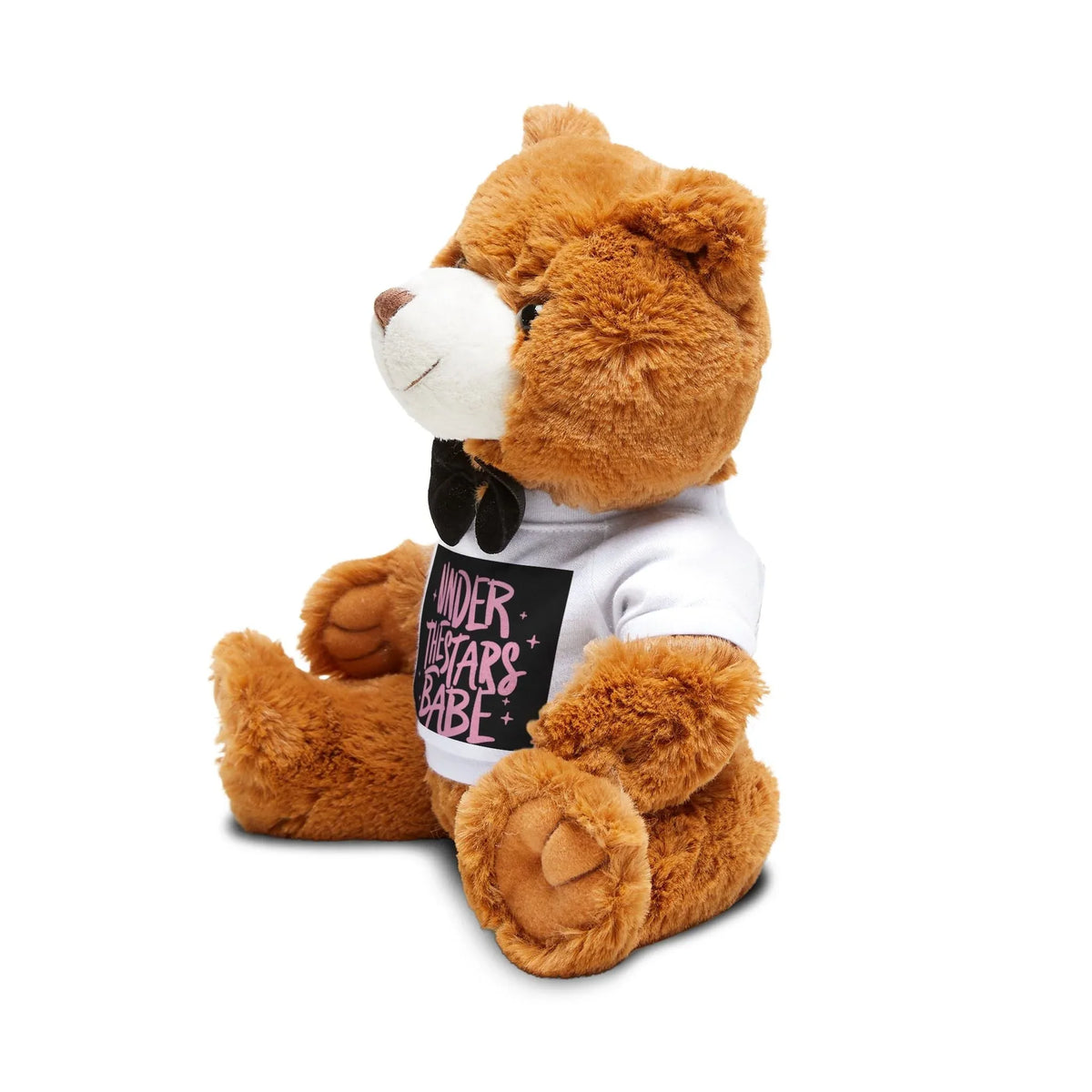 Under the Stars Babe Plush Teddy Bear with T-Shirt — Romantic Gift for Her - underthestarsbabe