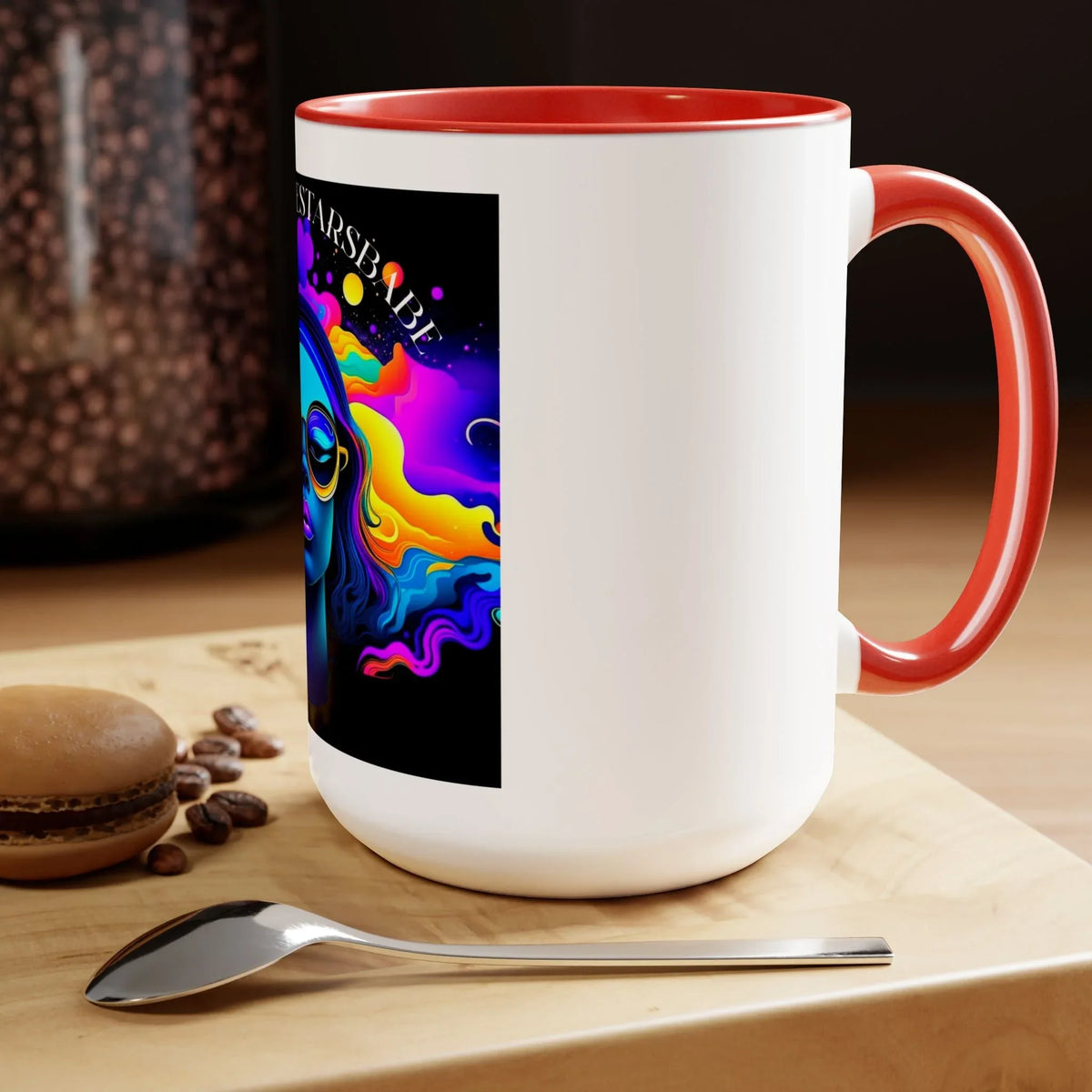 Under the Stars Babe Two-Tone Coffee Mug 15oz - Unique & Chic - Under the Stars Babe - underthestarsbabe