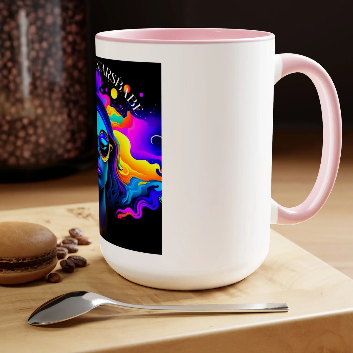 Under the Stars Babe Two-Tone Coffee Mug 15oz - Unique & Chic - Under the Stars Babe - underthestarsbabe