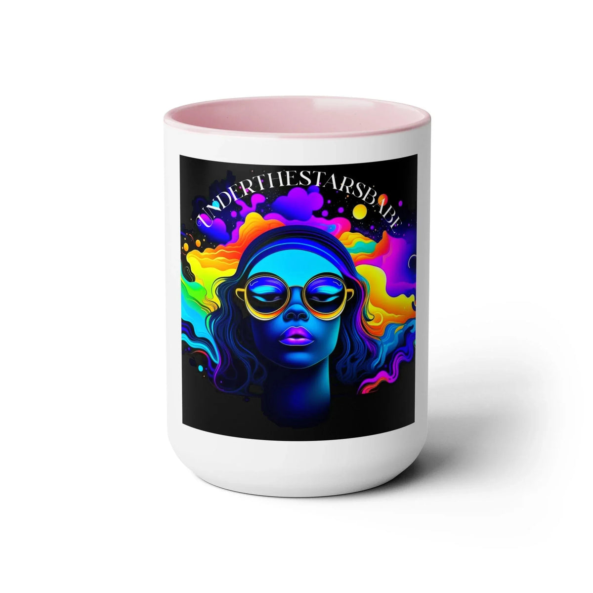 Under the Stars Babe Two-Tone Coffee Mug 15oz - Unique & Chic - Under the Stars Babe - underthestarsbabe