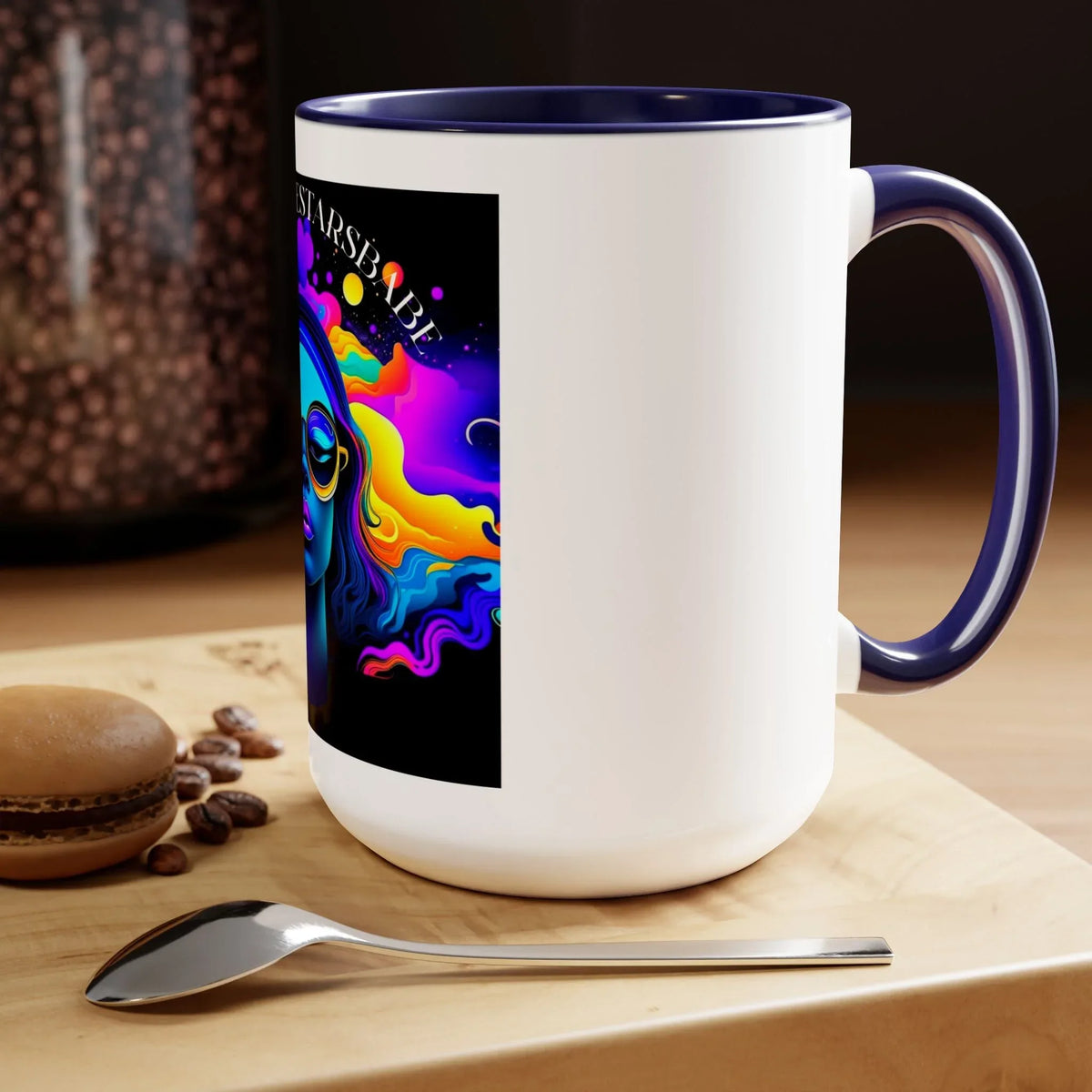 Under the Stars Babe Two-Tone Coffee Mug 15oz - Unique & Chic - Under the Stars Babe - underthestarsbabe
