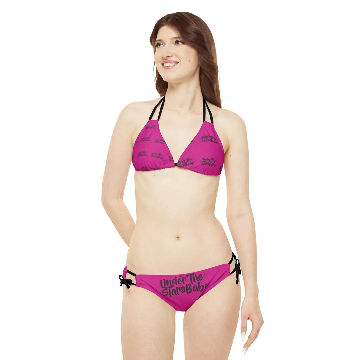 Under the Stars Strappy Bikini Set - Trendy & Chic - Under the Stars Babe - underthestarsbabe