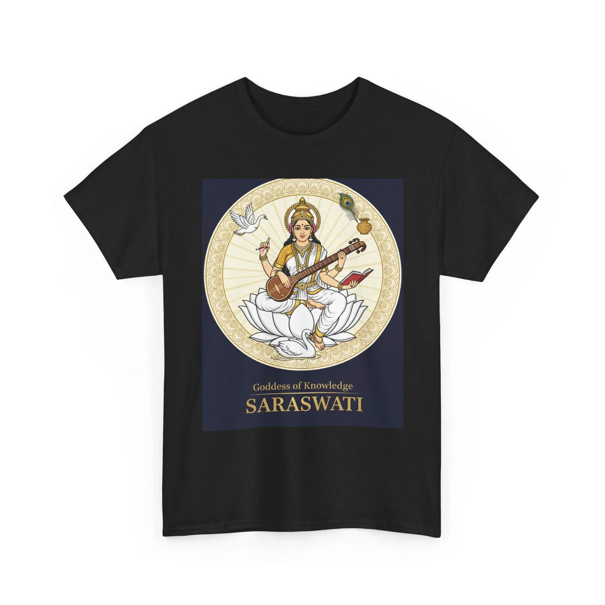 Goddess Of Knowledge Unisex Heavy Cotton Tee - underthestarsbabe