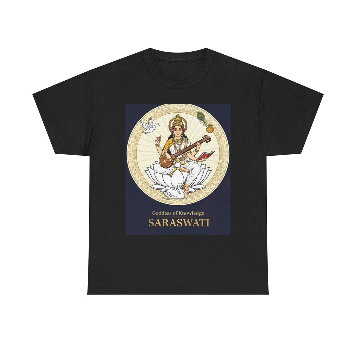 Goddess Of Knowledge Unisex Heavy Cotton Tee - underthestarsbabe