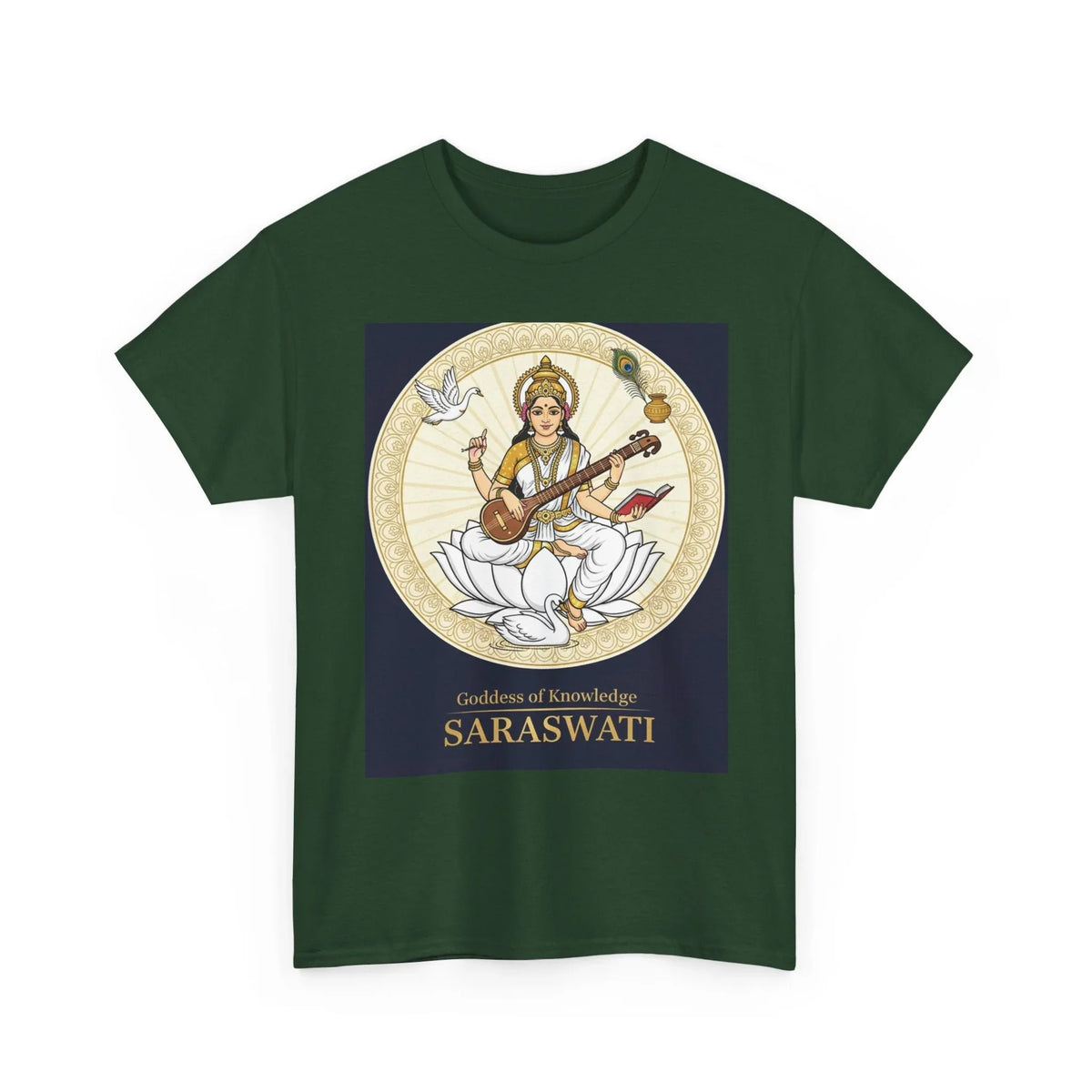 Goddess Of Knowledge Unisex Heavy Cotton Tee - underthestarsbabe