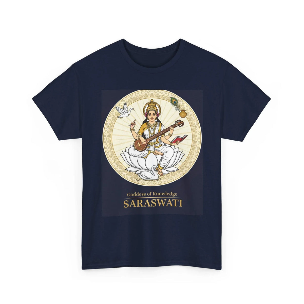 Goddess Of Knowledge Unisex Heavy Cotton Tee - underthestarsbabe
