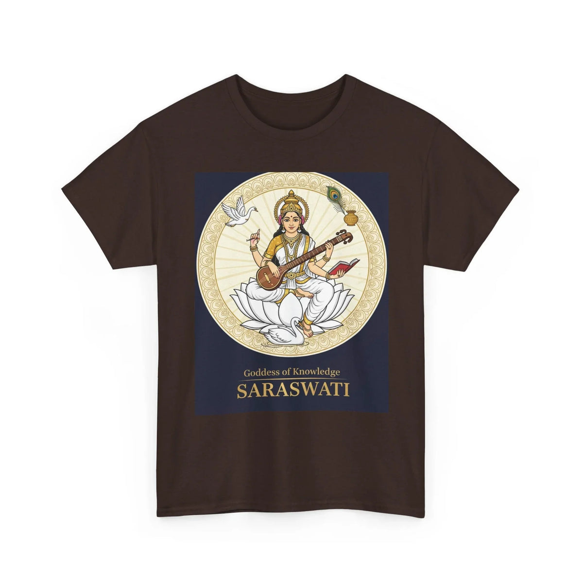 Goddess Of Knowledge Unisex Heavy Cotton Tee - underthestarsbabe