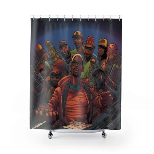 Modern NY Cityscape Shower Curtain - underthestarsbabe