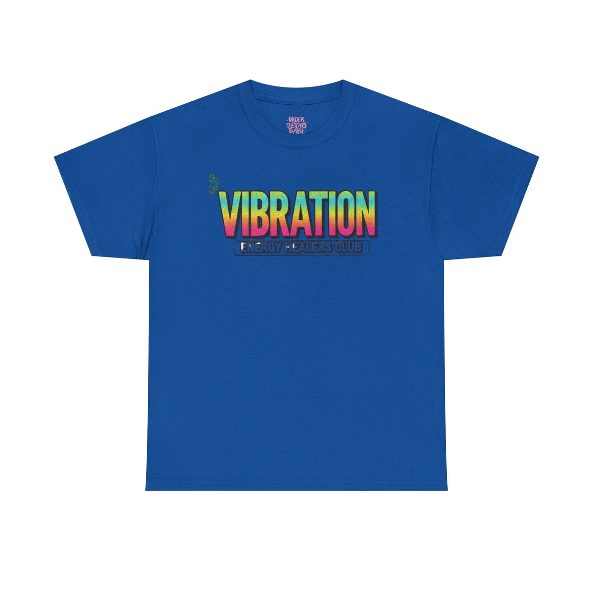 Vibration Healers Club Tee — Spiritual Energy Graphic T‑Shirt - underthestarsbabe