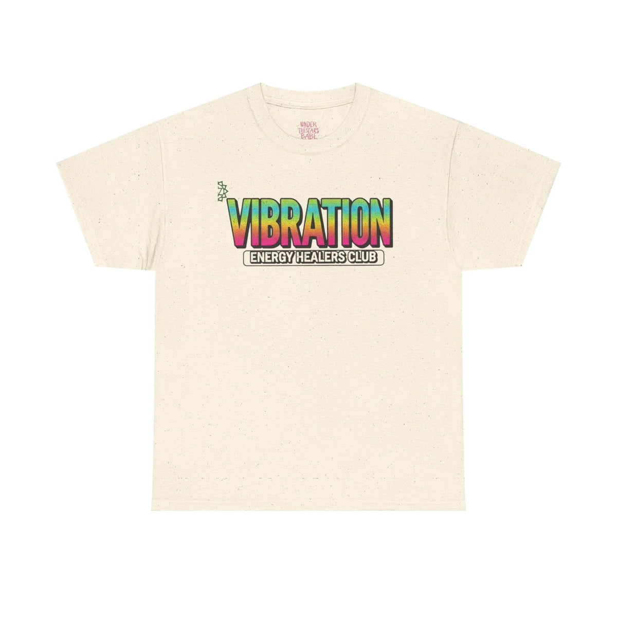 Vibration Healers Club Tee — Spiritual Energy Graphic T‑Shirt - underthestarsbabe