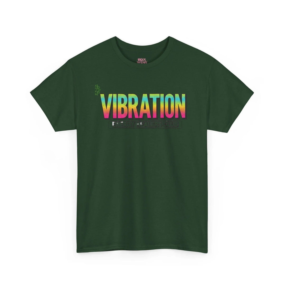 Vibration Healers Club Tee — Spiritual Energy Graphic T‑Shirt - underthestarsbabe