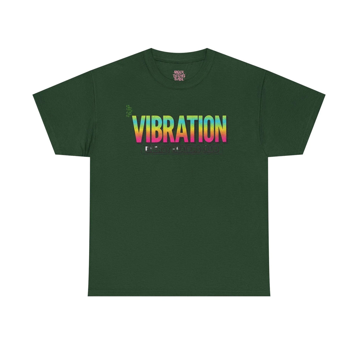 Vibration Healers Club Tee — Spiritual Energy Graphic T‑Shirt - underthestarsbabe