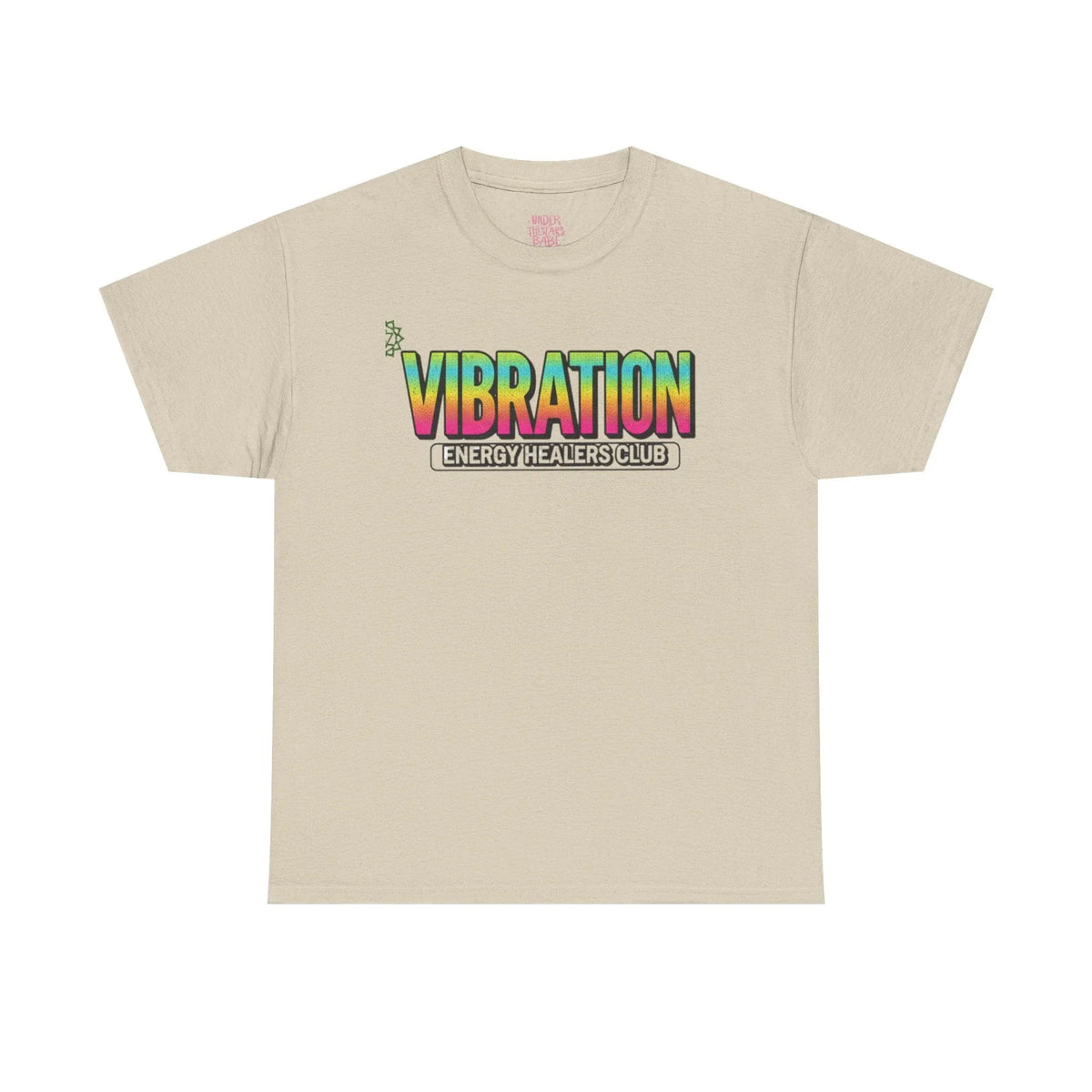 Vibration Healers Club Tee — Spiritual Energy Graphic T‑Shirt - underthestarsbabe