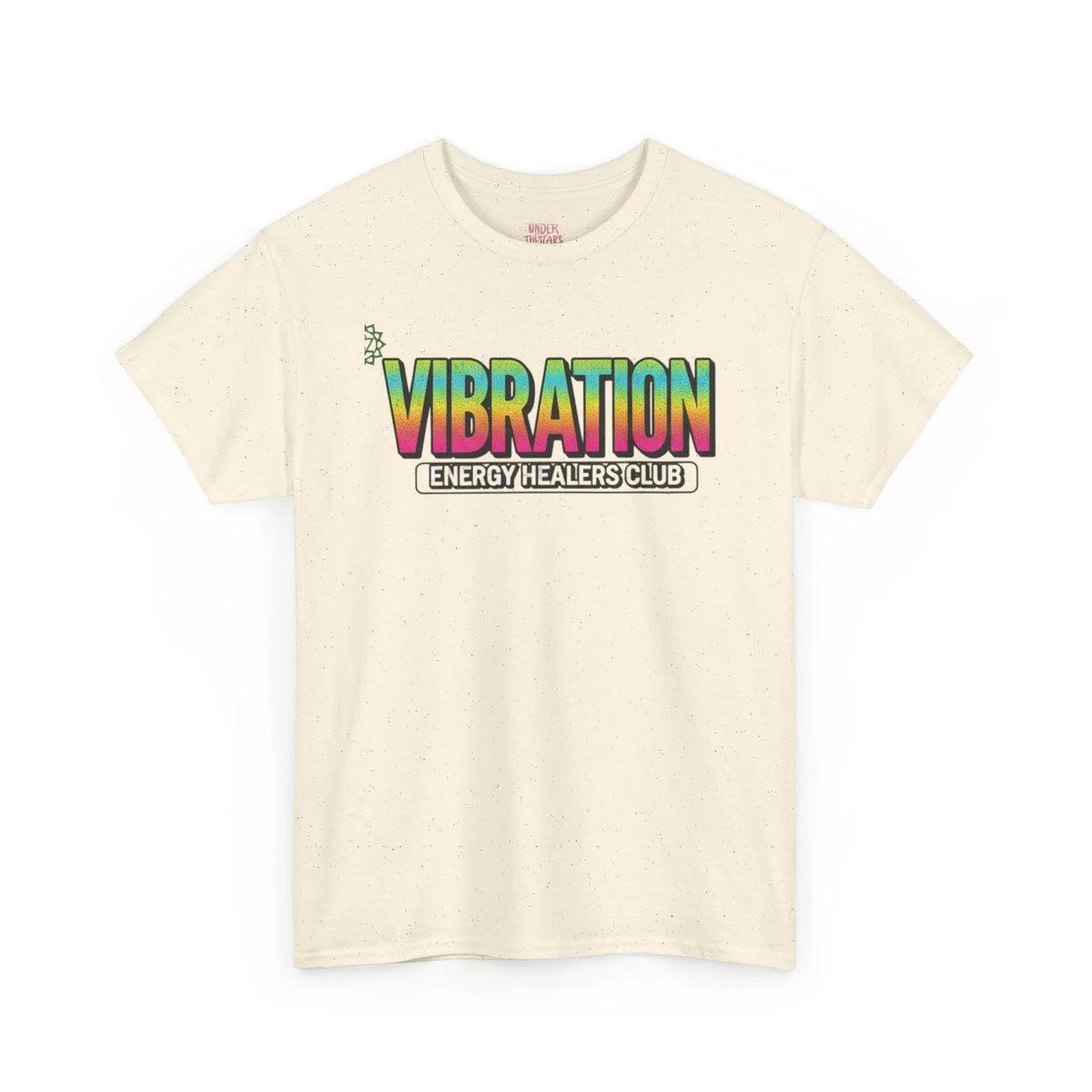 Vibration Healers Club Tee — Spiritual Energy Graphic T‑Shirt - underthestarsbabe